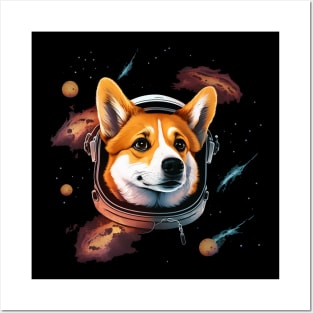 space corgi Posters and Art